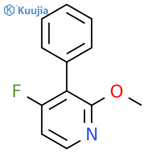 4-Fluoro-2-methoxy-3-phenylpyridine structure