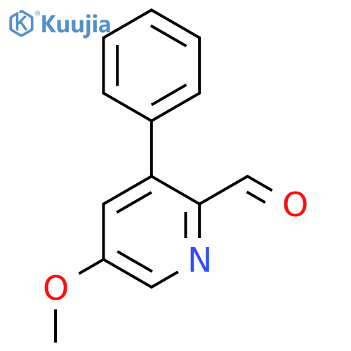 5-Methoxy-3-phenylpicolinaldehyde structure