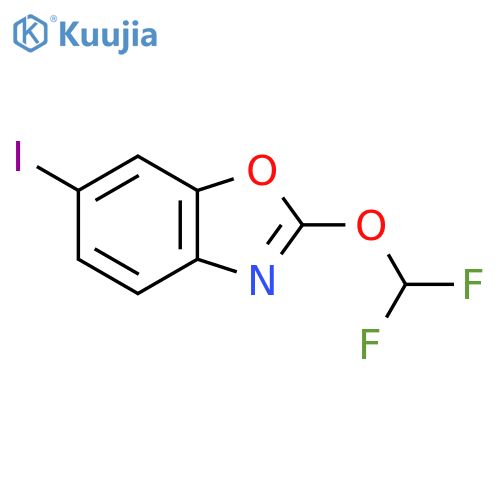 2-(Difluoromethoxy)-6-iodobenzo[d]oxazole structure