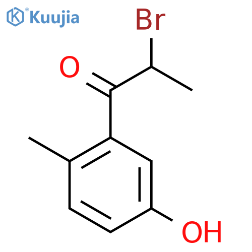 3-(2-Bromopropanoyl)-4-methylphenol structure