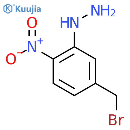 5-(Bromomethyl)-2-nitrophenylhydrazine structure