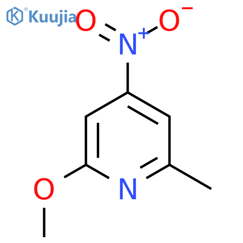 2-Methoxy-6-methyl-4-nitropyridine structure