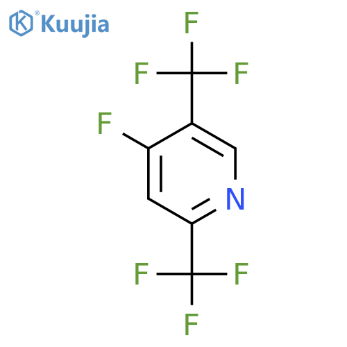 2,5-Bis(trifluoromethyl)-4-fluoropyridine structure
