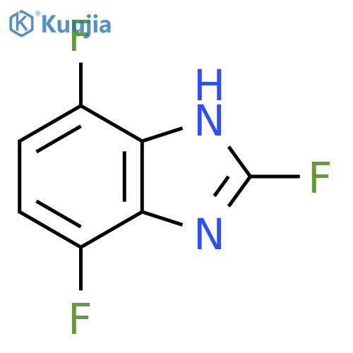 2,4,7-Trifluoro-1H-benzimidazole structure