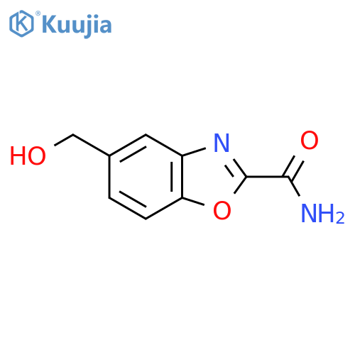 5-(Hydroxymethyl)benzo[d]oxazole-2-carboxamide structure