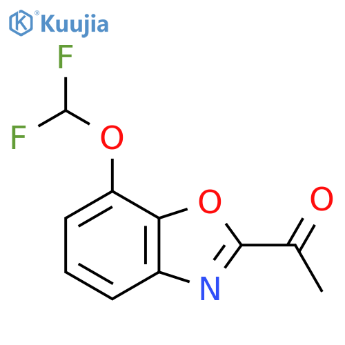 1-(7-(Difluoromethoxy)benzo[d]oxazol-2-yl)ethanone structure