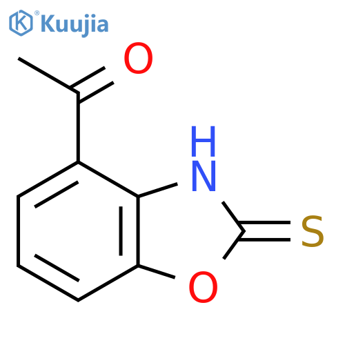 1-(2-Mercaptobenzo[d]oxazol-4-yl)ethanone structure