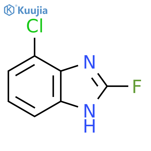 7-Chloro-2-fluoro-1H-benzimidazole structure