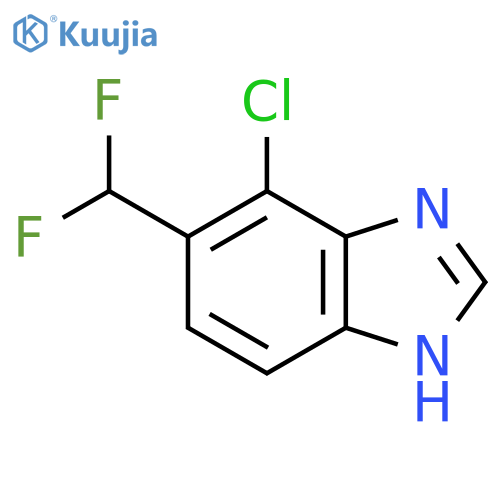 4-Chloro-5-difluoromethyl-1H-benzimidazole structure