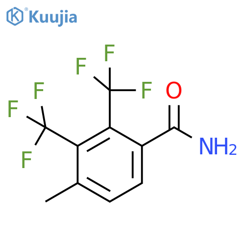 2,3-Bis(trifluoromethyl)-4-methylbenzamide structure
