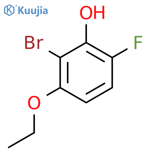 2-Bromo-3-ethoxy-6-fluorophenol structure