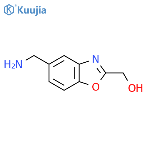 5-(Aminomethyl)benzo[d]oxazole-2-methanol structure