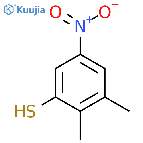 2,3-Dimethyl-5-nitrobenzenethiol structure