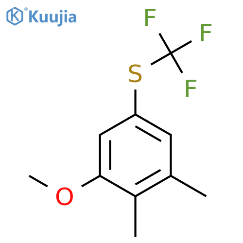 2,3-Dimethyl-5-(trifluoromethylthio)anisole structure