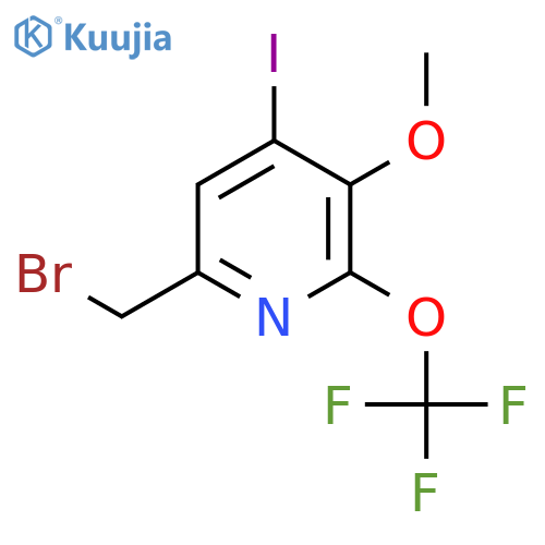 6-(Bromomethyl)-4-iodo-3-methoxy-2-(trifluoromethoxy)pyridine structure