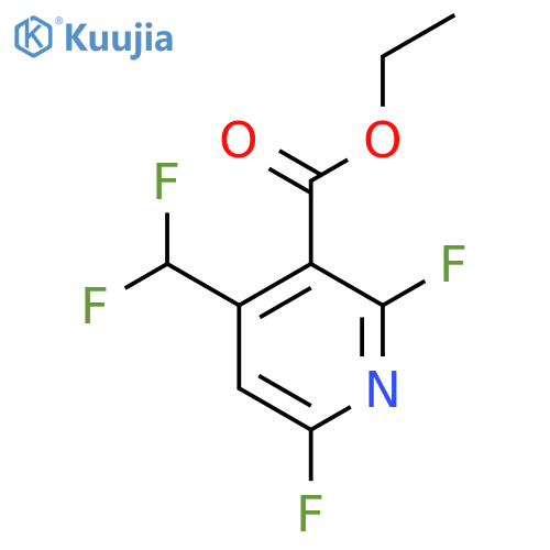 Ethyl 2,6-difluoro-4-(difluoromethyl)pyridine-3-carboxylate structure