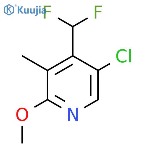 5-Chloro-4-(difluoromethyl)-2-methoxy-3-methylpyridine structure