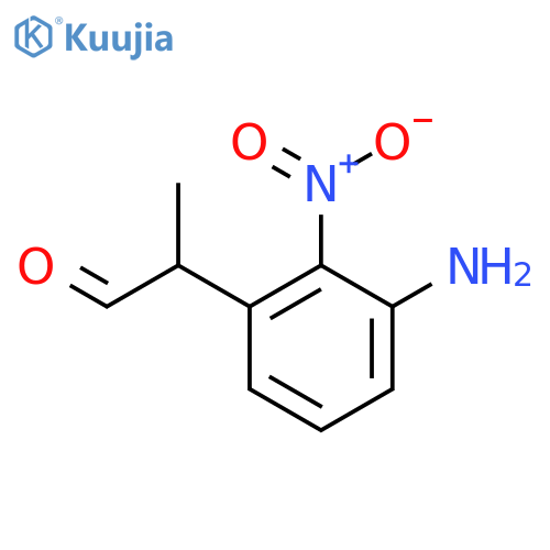 3-Amino-2-nitrophenylpropanal structure