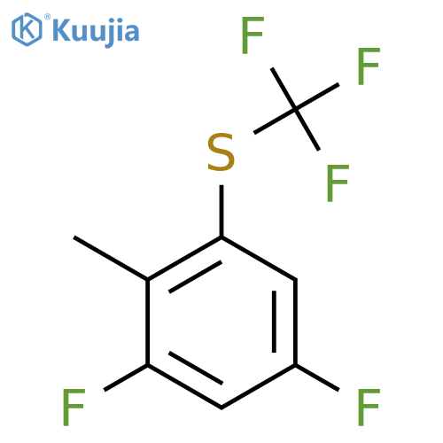 2,4-Difluoro-6-(trifluoromethylthio)toluene structure
