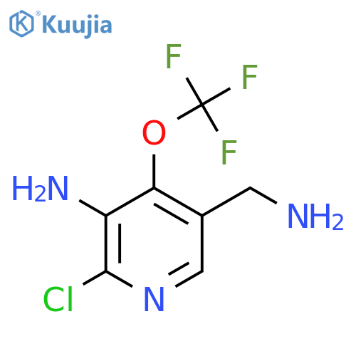 3-Amino-5-(aminomethyl)-2-chloro-4-(trifluoromethoxy)pyridine structure
