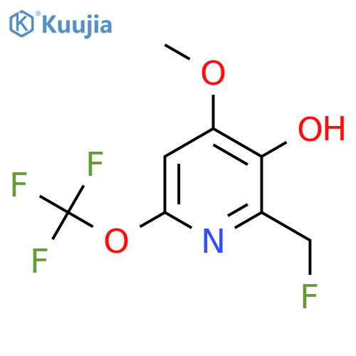 2-(Fluoromethyl)-3-hydroxy-4-methoxy-6-(trifluoromethoxy)pyridine structure