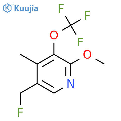 5-(Fluoromethyl)-2-methoxy-4-methyl-3-(trifluoromethoxy)pyridine structure