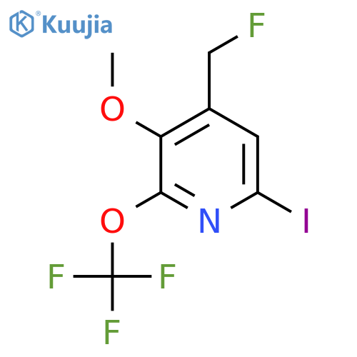 4-(Fluoromethyl)-6-iodo-3-methoxy-2-(trifluoromethoxy)pyridine structure