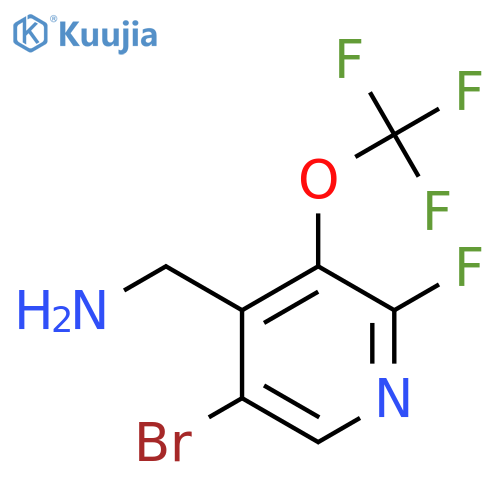 4-(Aminomethyl)-5-bromo-2-fluoro-3-(trifluoromethoxy)pyridine structure