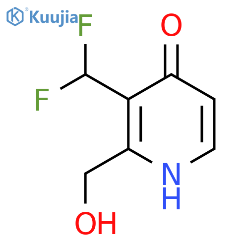 3-(Difluoromethyl)-4-hydroxypyridine-2-methanol structure