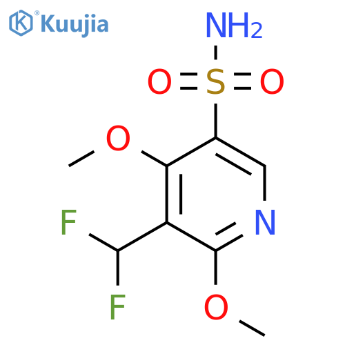 3-(Difluoromethyl)-2,4-dimethoxypyridine-5-sulfonamide structure