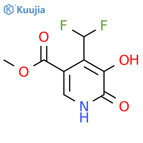 Methyl 4-(difluoromethyl)-2,3-dihydroxypyridine-5-carboxylate structure