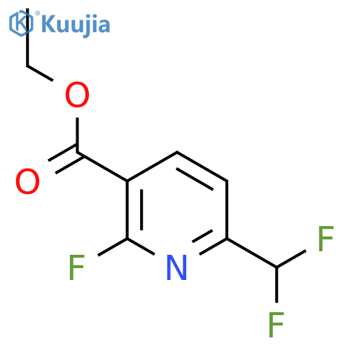 Ethyl 6-(difluoromethyl)-2-fluoropyridine-3-carboxylate structure