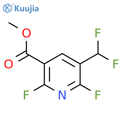 Methyl 2,6-difluoro-3-(difluoromethyl)pyridine-5-carboxylate structure