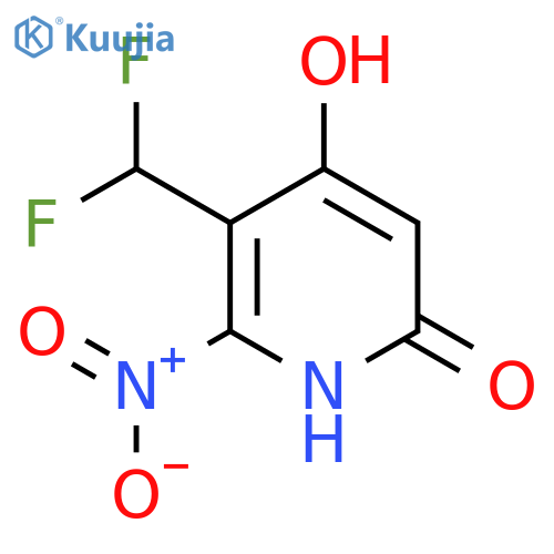 3-(Difluoromethyl)-4,6-dihydroxy-2-nitropyridine structure