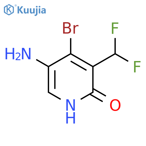 5-Amino-4-bromo-3-(difluoromethyl)-2-hydroxypyridine structure