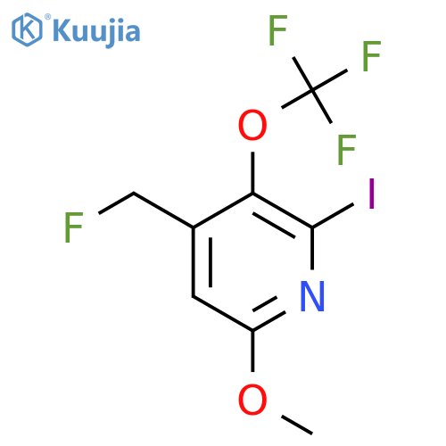 4-(Fluoromethyl)-2-iodo-6-methoxy-3-(trifluoromethoxy)pyridine structure