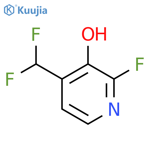 4-(Difluoromethyl)-2-fluoro-3-hydroxypyridine structure