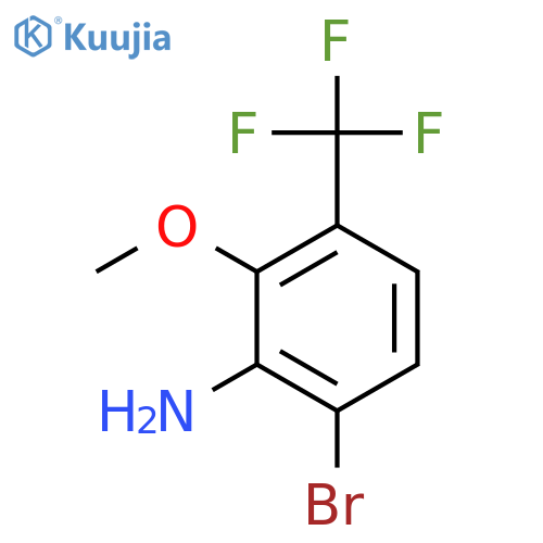 6-Bromo-2-methoxy-3-(trifluoromethyl)aniline structure