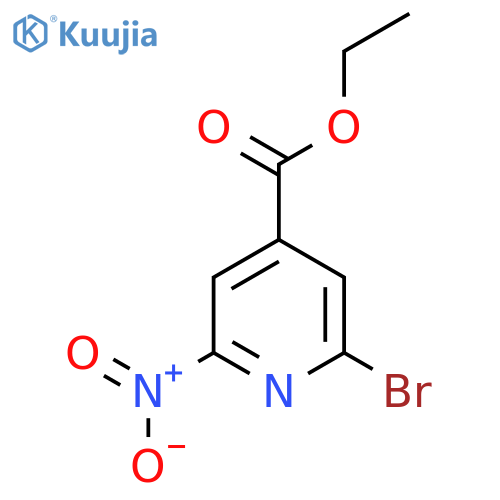 Ethyl 2-bromo-6-nitroisonicotinate structure