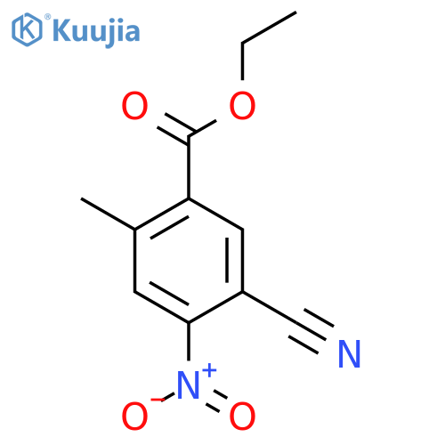 Ethyl 5-cyano-2-methyl-4-nitrobenzoate structure