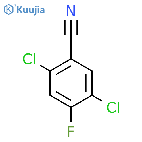 2,5-Dichloro-4-fluorobenzonitrile structure