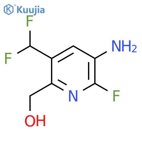 3-Amino-5-(difluoromethyl)-2-fluoropyridine-6-methanol structure