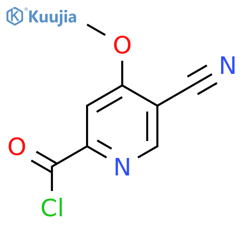 5-Cyano-4-methoxypicolinoyl chloride structure