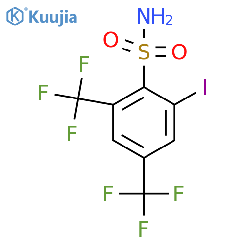 2,4-Bis(trifluoromethyl)-6-iodobenzenesulfonamide structure