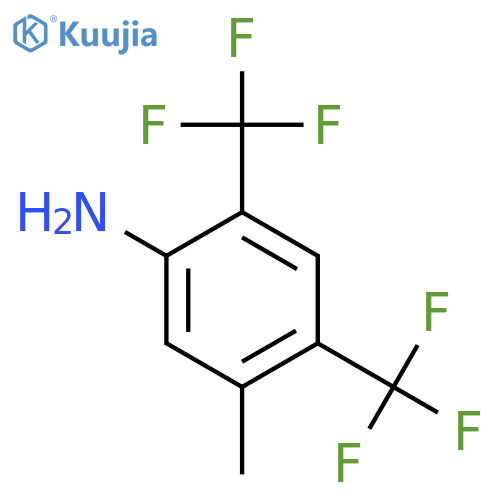 2,4-Bis(trifluoromethyl)-5-methylaniline structure