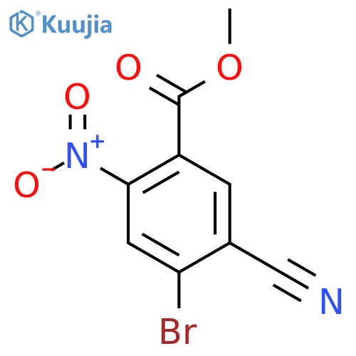 Methyl 4-bromo-5-cyano-2-nitrobenzoate structure