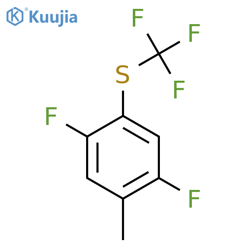 2,5-Difluoro-4-(trifluoromethylthio)toluene structure