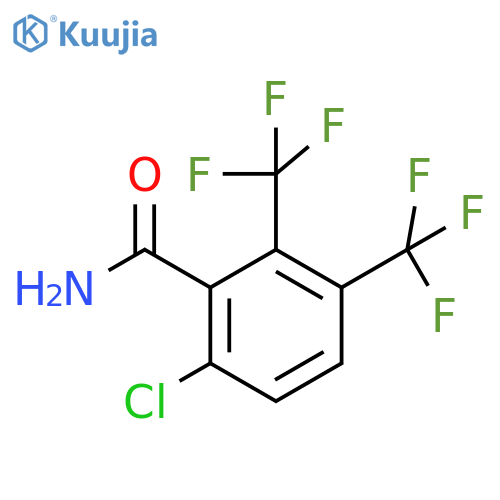 2,3-Bis(trifluoromethyl)-6-chlorobenzamide structure