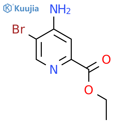 Ethyl 4-amino-5-bromopicolinate structure