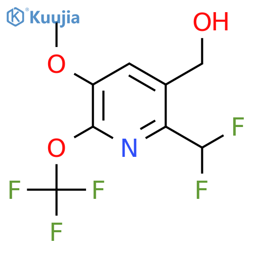 2-(Difluoromethyl)-5-methoxy-6-(trifluoromethoxy)pyridine-3-methanol structure